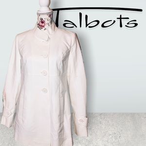 Talbot’s Ivory Rain or Shine Coat/Jacket Sz 4